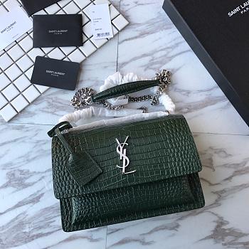  Forubags YSL Green Crocodile Leather Sunset #441971