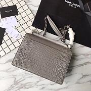 Forubags YSL Grey Crocodile Leather Sunset #441971 - 6