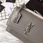 Forubags YSL Grey Crocodile Leather Sunset #441971 - 4
