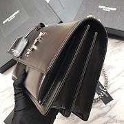 Forubags YSL Black Smooth Leather Sunset #441971 with silver hardware - 2