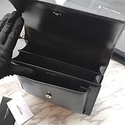 Forubags YSL Black Smooth Leather Sunset #441971 with silver hardware - 3