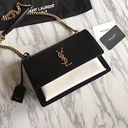 Forubags YSL Black&White Smooth Leather Sunset #441971  - 1