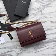 Forubags YSL Burgundy Smooth Leather Sunset #441971 - 1
