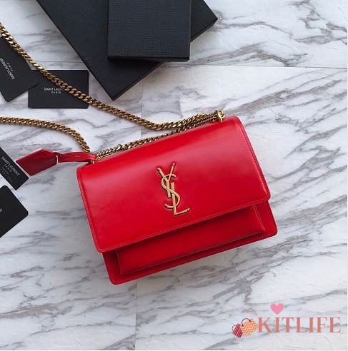 Forubags YSL Red Smooth Leather Sunset #441971 - 1