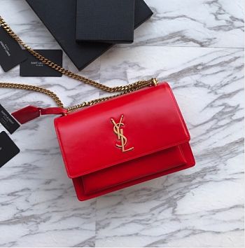 Forubags YSL Red Smooth Leather Sunset #441971