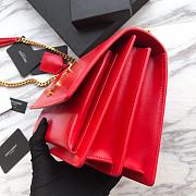 Forubags YSL Red Smooth Leather Sunset #441971 - 5