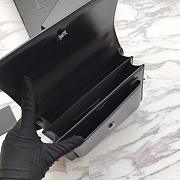 Forubags YSL All Black Smooth Leather Sunset #441971 - 3
