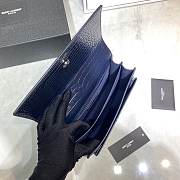 Forubags YSL Blue Crocodile Leather Sunset #441971 22cm - 3