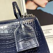 Forubags YSL Blue Crocodile Leather Sunset #441971 22cm - 5
