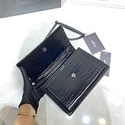 Forubags YSL All Black Crocodile Leather Sunset bag - 4