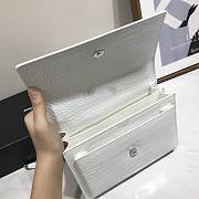 Forubags YSL White Crocodile Leather Sunset #441971 22cm - 5