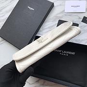 Saint Laurent YSL NIKI White Wallet - 2