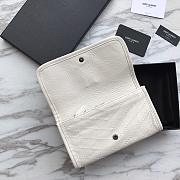 Saint Laurent YSL NIKI White Wallet - 4