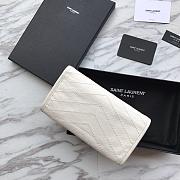 Saint Laurent YSL NIKI White Wallet - 3