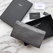 Saint Laurent YSL NIKI Dark Grey Wallet - 4