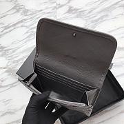 Saint Laurent YSL NIKI Dark Grey Wallet - 5