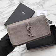 Saint Laurent YSL NIKI Grey Wallet - 1