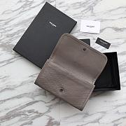 Saint Laurent YSL NIKI Grey Wallet - 3