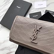 Saint Laurent YSL NIKI Grey Wallet - 5