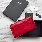 Saint Laurent YSL NIKI Red Wallet - 5