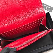 Saint Laurent YSL NIKI Red Wallet - 6