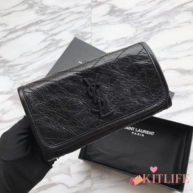 Saint Laurent YSL NIKI Black Wallet - 1