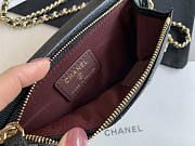 CHANEL PHONE BLACK BAG - 6