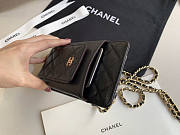 CHANEL PHONE BLACK BAG - 5