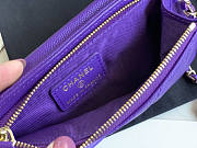 CHANEL PHONE PURPLE BAG - 2