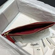 CHANEL 19 PHONE AND CARD HOLDER IN RED - 3