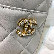 CHANEL 19 PHONE AND CARD HOLDER IN GREY - 4