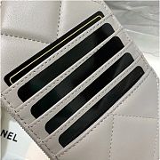 CHANEL 19 PHONE AND CARD HOLDER IN GREY - 3