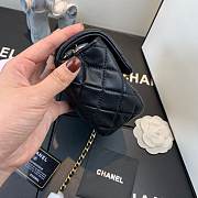 CHANEL FLAP BAG AS1786 17CM BLACK - 2