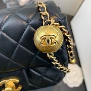 CHANEL FLAP BAG AS1786 17CM BLACK - 4