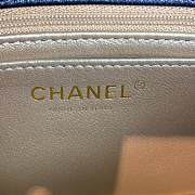 CHANEL FLAP BAG AS1786 17CM BLACK - 5
