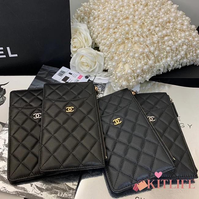 CHANEL PHONE AND CARD HOLDER - 1