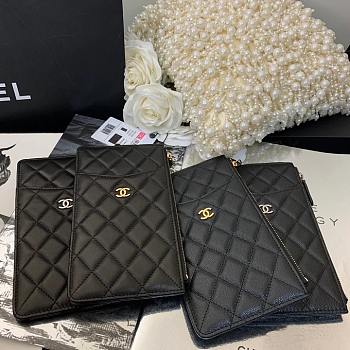 CHANEL PHONE AND CARD HOLDER