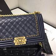 CHANEL #67086 LEBOY BLUE BAG 20CM/25cm - 3