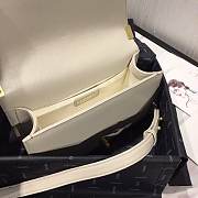 CHANEL #67086 LEBOY CREAM WHITE BAG 20CM/25cm - 2
