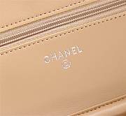 CHANEL LAMBSKIN WOC WITH GOLD HARDWARE IN BEIGE - 2