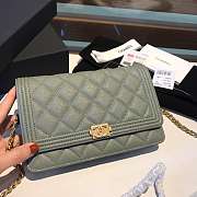 CHANEL CAVAIR WOC WITH GOLD HARDWARE  - 1