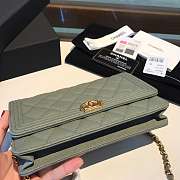 CHANEL CAVAIR WOC WITH GOLD HARDWARE  - 5
