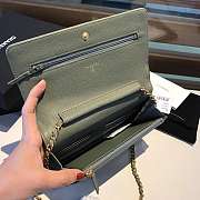 CHANEL CAVAIR WOC WITH GOLD HARDWARE  - 4
