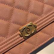 CHANEL CAVAIR WOC WITH GOLD HARDWARE IN PINK - 6