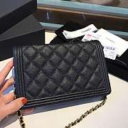 CHANEL CAVAIR WOC WITH GOLD HARDWARE IN BLACK - 4
