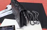 CHANEL CAMELLIA WOC BLACK - 2