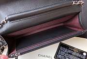 CHANEL CAMELLIA WOC BLACK - 6