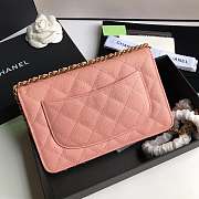 CHANEL CAVAIR WOC IN PINK - 5