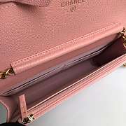 CHANEL CAVAIR WOC IN PINK - 4