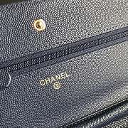 CHANEL CAVAIR WOC IN ROYAL BLUE - 2